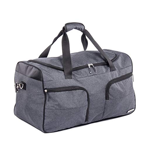 Bugatti Ryan Duffle Bag, Polyester, Charcoal