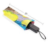 Umbrella Underwater World Of Tropical Fish Travel Golf Sun Rain Windproof umbrellas with UV