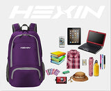 HEXIN Packable Bacpack Sports Outdoor Backpack 25L