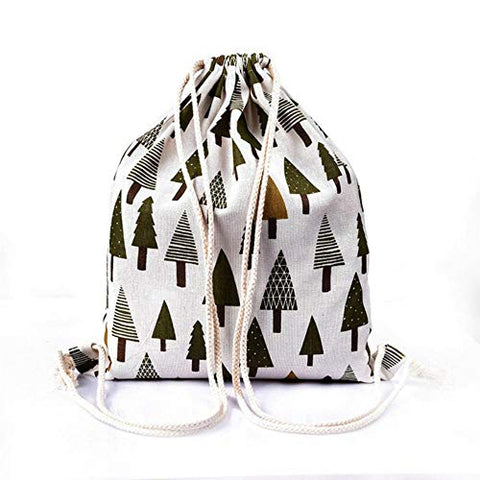 33 x 40Cm Girls Shoulder Bags Women Canvas/Cotton Backpack Bag Shoe Travel Pouch Portable