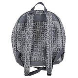 Tommy Hilfiger Women's Small Backpack Monogram Logo TH (Grey)