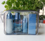 Clear Cosmetic Bag With Zipper Clear Toiletry Bag Waterproof Travel Storage Organizer Carry On