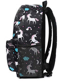 FITMYFAVO 15" Unicorn Ultralight Backpack | Bookbag | Daypack with YKK zippers for Teens & Adults