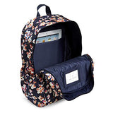 Vera Bradley Lighten Up Study Hall Backpack, Polyester, cut vines