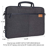 Lymmax Laptop Bag, 10-14 Inch Laptop Case with Shoulder Strap, Waterproof Laptop Briefcase Notebook