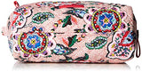 Vera Bradley Iconic Large Cosmetic, Signature Cotton, stitched Flowers