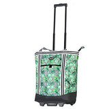 Olympia 2-Piece Rolling Shopper Tote and Cooler Bag, Rain Forest