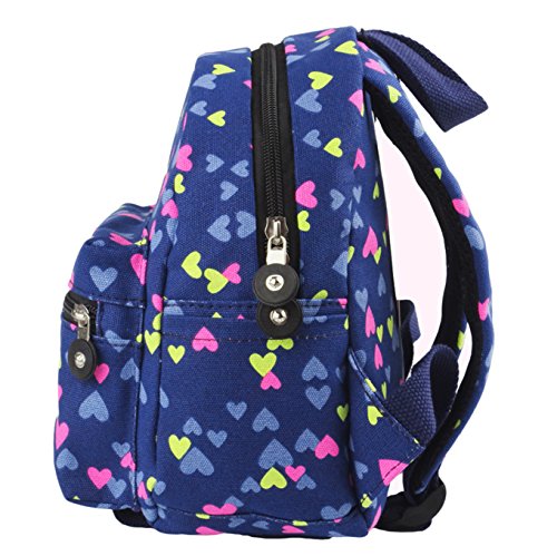 School Bag Toddler Backpack for Kids Purple Girls Daycare