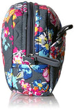 Vera Bradley Iconic Medium Cosmetic, Signature Cotton, pretty Posies