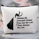 G2TUP Lokki Cosplay Cosmetic Makeup Bag Looki Fan Gift Always Be Yourself Unless You Can Be Lo-ki (Always Be Yourself)