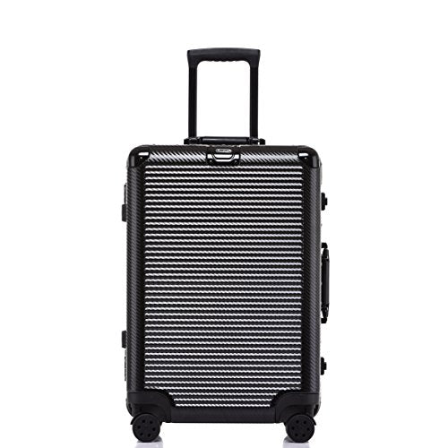 Aluminum frame fashion luggage