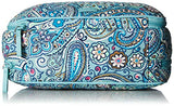 Vera Bradley womens Iconic Large Blush & Brush Case, Signature Cotton, Daisy Dot Paisley, One Size