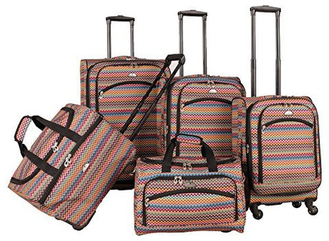 Shop American Flyer Argyle 5 Piece Luggage Se – Luggage Factory