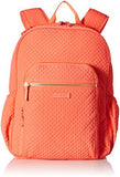 Vera Bradley Iconic Campus Backpack, Microfiber, Coral Reef