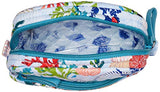 Vera Bradley Iconic Mini Cosmetic, Signature Cotton, Shore Thing