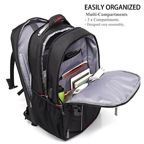 Laptop Backpack , Coolbell 18.4 Inch Computer Bag With Usb Port Water ...