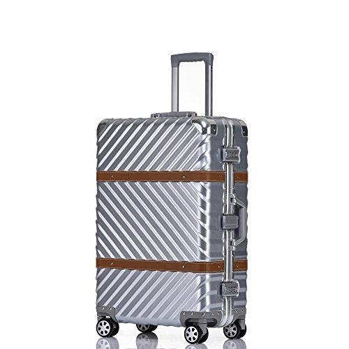 KLQDZMS 2022242628Inch New Luggage Multifunctional Large-capacity  Aluminum Frame Trolley Case Boarding Box Rolling Suitcase