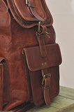 20' Vintage Bag Leather Handmade Vintage Style Backpack/College Bag