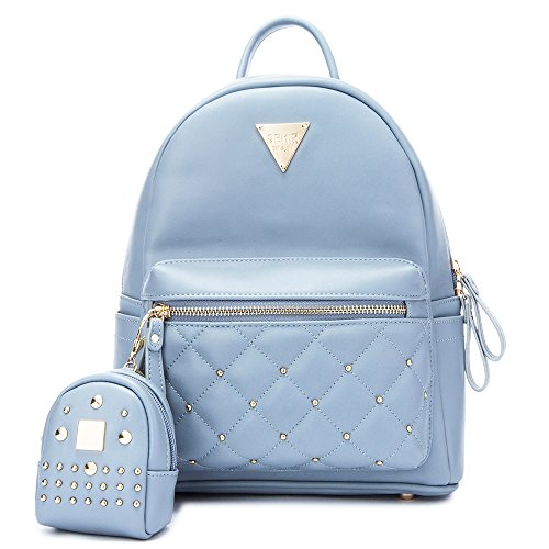 VASCHY Baby Blue Mini Backpack Purse,Vaschy Faux Leather Small Backpack for  Women cute backpack bag pack PU leather - AliExpress