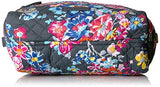 Vera Bradley Iconic Large Cosmetic, Signature Cotton, pretty Posies