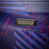 American Tourister Checked-Large, Purple Storm