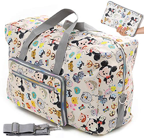 NEW Mickey Mouse I LOVE PARIS Tote Gym Bag Duffel Satchel, 2 Sizes, 2  Styles BLK