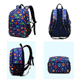 Bansusu Colorful Fish Prints Toddler School Backpack Book Bag for Preschool Girls Boys Rucksack Bookbag