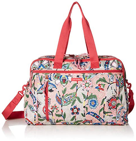 Vera Bradley womens Lighten Up Weekender Travel Bag, Polyester, Stitched Garden, One Size