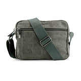 GEARONIC TM Men Vintage Crossbody Canvas Messenger Shoulder Bag School Hiking Military Travel