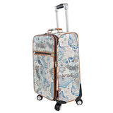 The classic Chariot Map 3-Piece Expandable Luggage Set