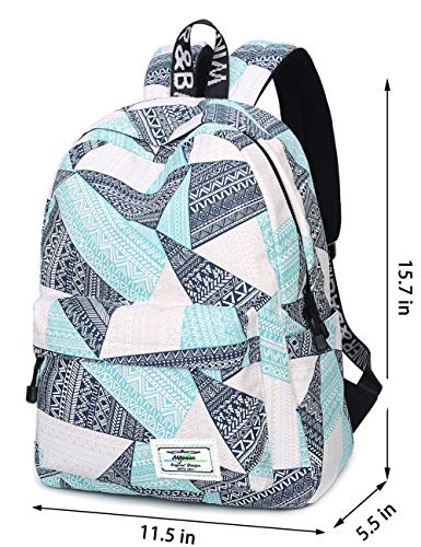 Shop Backpack for Teens, Fashion Geometric Pa – Luggage Factory