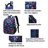 Bansusu Colorful Fish Prints Toddler School Backpack Book Bag for Preschool Girls Boys Rucksack Bookbag