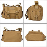 DSLR Camera Shoulder Case Strap Bag Portable Diagonal for Canon Nikon Sony Olympus Pentax (Khaki)