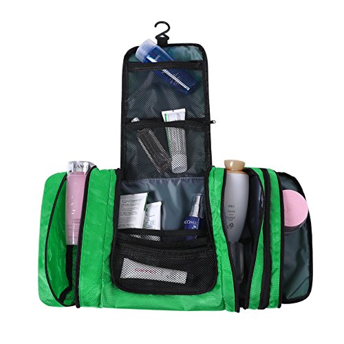 Spencer Waterproof Travel Toiletry Bag for Men & Women - Portable Shaving  Dopp Kit Case Hanging Cosmetic Toiletry Pouch Organizer Black 