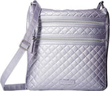 Vera Bradley Women's Iconic Triple Zip Hipster Lavender Pearl One Size