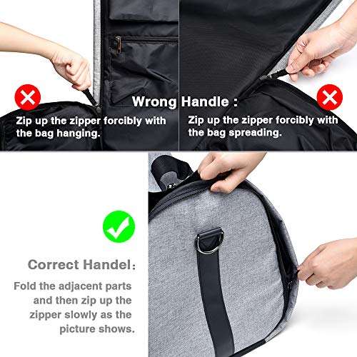 Crospack 45L Suit Garment Bag Shoulder Strap Duffle Travel Foldable ...