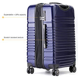 Travel Joy Luggage Set Expandable Suitcase Carry On TSA Locks Lightweight Spinner Wheels ABS+PC Premium Hardshell Luggage 20 24 28 inch 3 Piece Sets