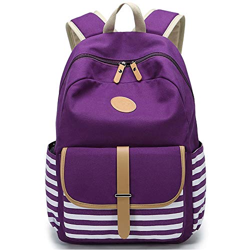 FLYMEI Cute Backpack for Teen Girls, Lightweight School Bookbag 15.6 Laptop Backpack with USB Charging Port, Casual Travel Back
