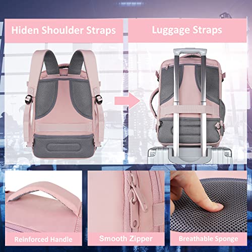 Laptop Backpack for Girls, Womens High School Backpack with USB