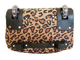 Trendy Flyer 19" Duffel/tote Bag Gym Luggage Case Wheel Purse (Leopard)