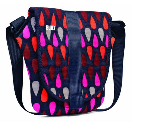 BUILT Apple iPad or iPad 2 Neoprene Messenger Bag, Rain Drop