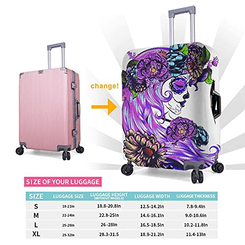 Luggage Case Suitcase Protective Cover Letter Name Pattern Travel  Accessories Elastic Luggage Dust Cover Apply To 18-28 Suitcase - AliExpress