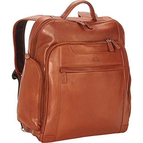 mancini leather backpack