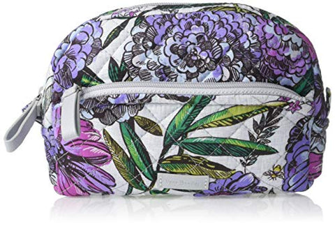 Vera Bradley Iconic Mini Cosmetic, Signature Cotton, Lavender Meadow