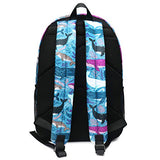 FITMYFAVO 15" Underwater World Ultralight Backpack | Bookbag | Daypack with YKK zippers for Teens &