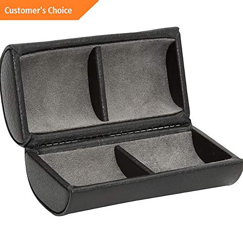 Sandover WOLF Howard 2 Piece Cufflink Box 3 Colors Travel Organizer NEW | Model LGGG - 9586 |