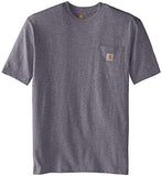 Carhartt Men's Work Wear Pocket Short-Sleeve T-Shirt, Carbon Heather, X-Large