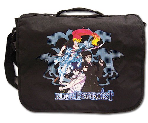 Great Eastern Entertainment Exorcist Rin/Yukio/Shura Messenger Bag, Blue