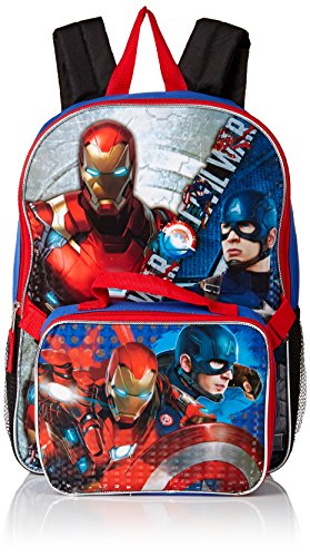 Buy Kuber Industries Marvel Iron-Man School Bag|2 Compartment Rexine School  Bagpack|School Bag for Kids|School Bags for Girls with Zipper Closure|Small  Size (Red) Online at Best Prices in India - JioMart.