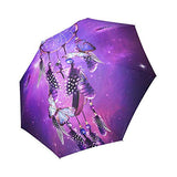 Travel Umbrella Dream Catcher Windproof, Anti-UV waterproof Lightweight Portable Outdoor use